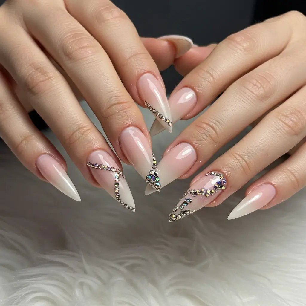 Acrylic Stiletto Nails Image
