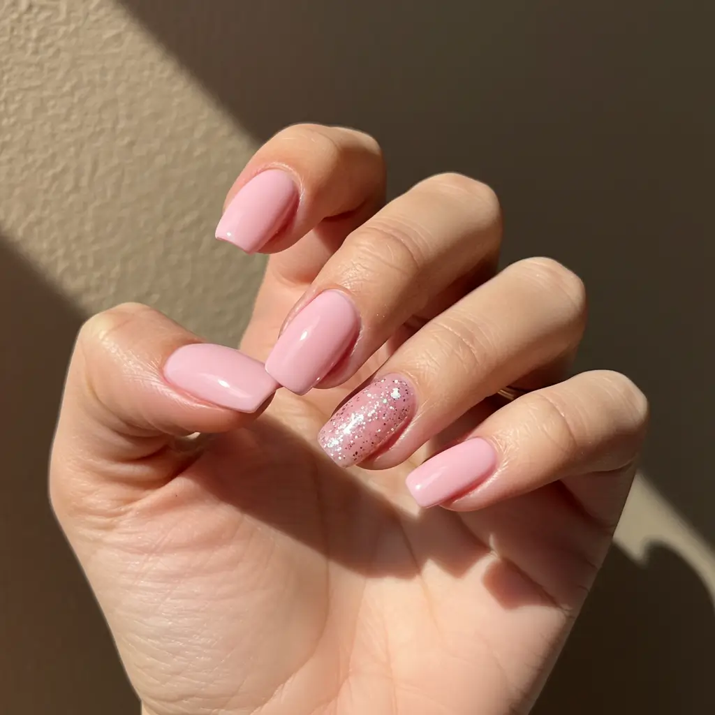  Baby Pink Manicures image