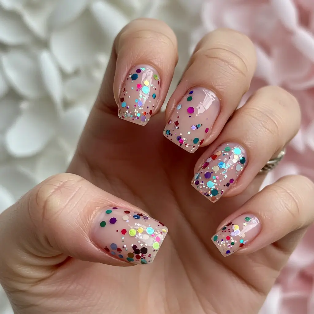 Confetti Party Nails Image