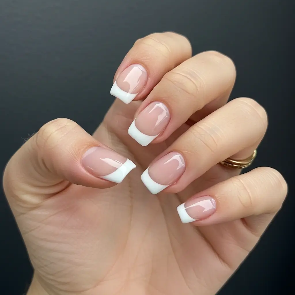 French Russian Manicure Image