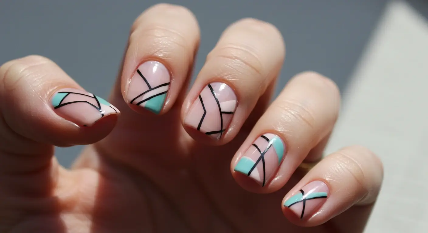 Geometric nails Image