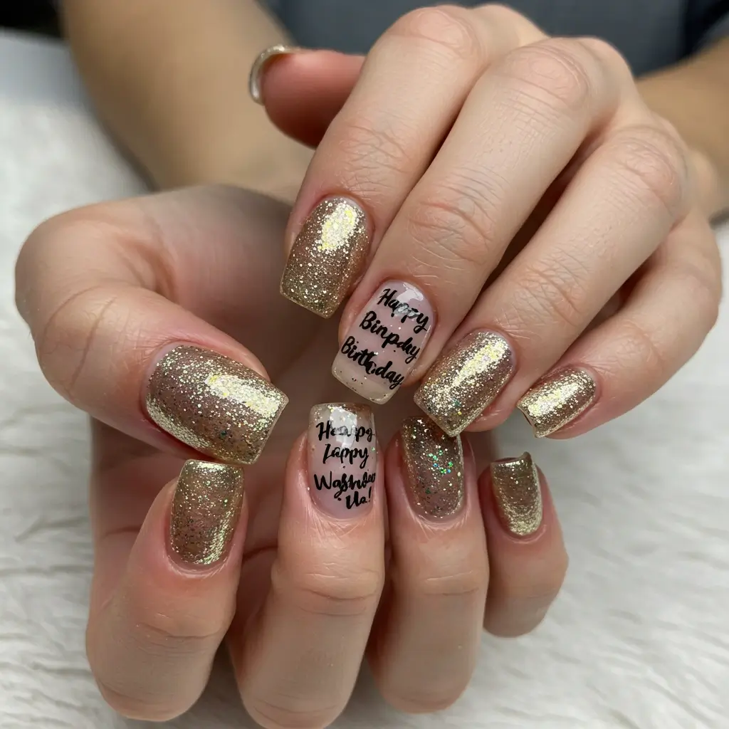 Glitter Glam Nails Image