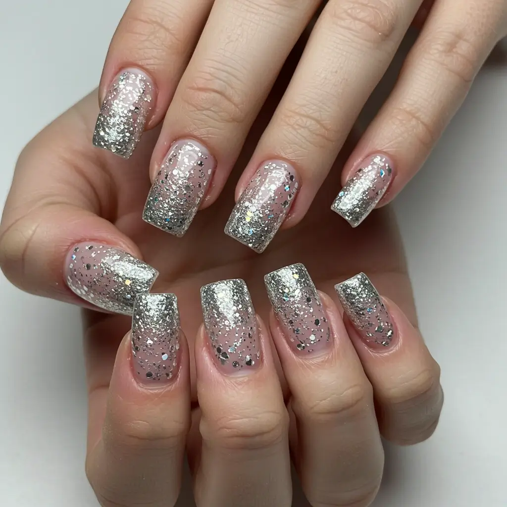 Glitter Ombre Nails Image