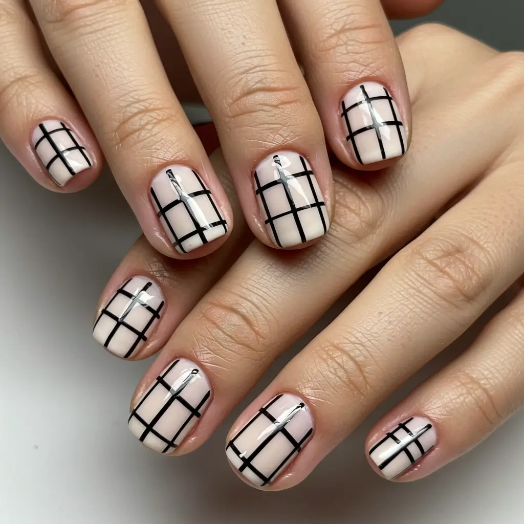 Grid Nails Image