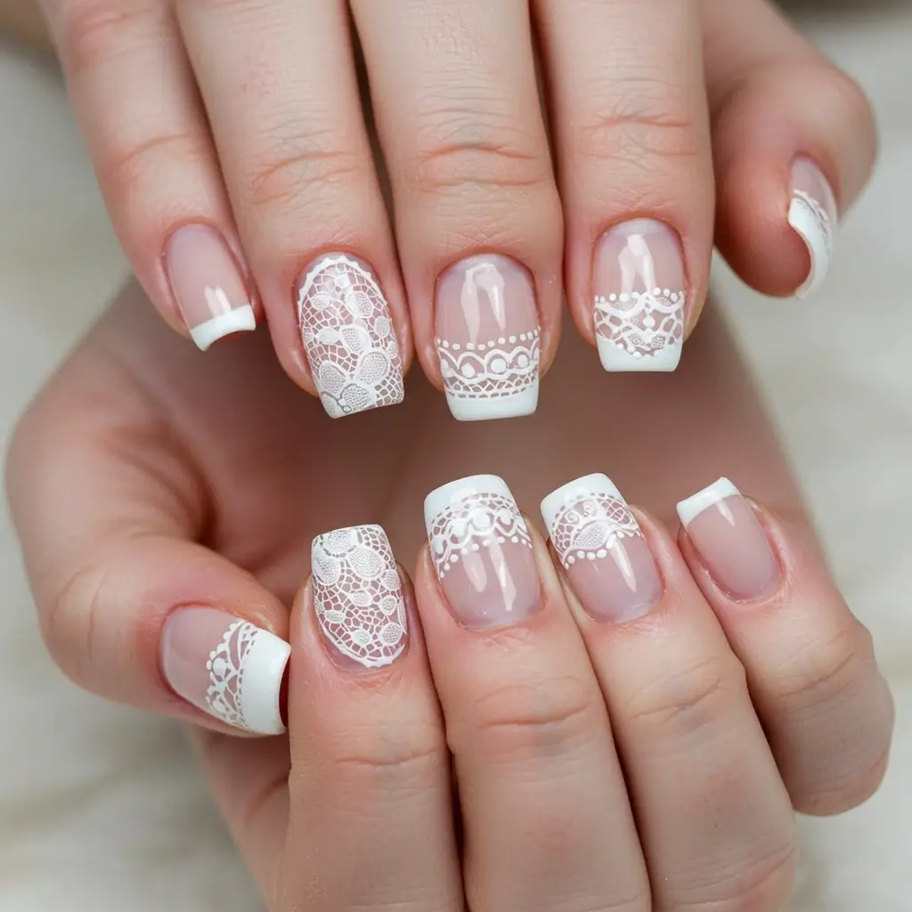 Lace Nail Art Image