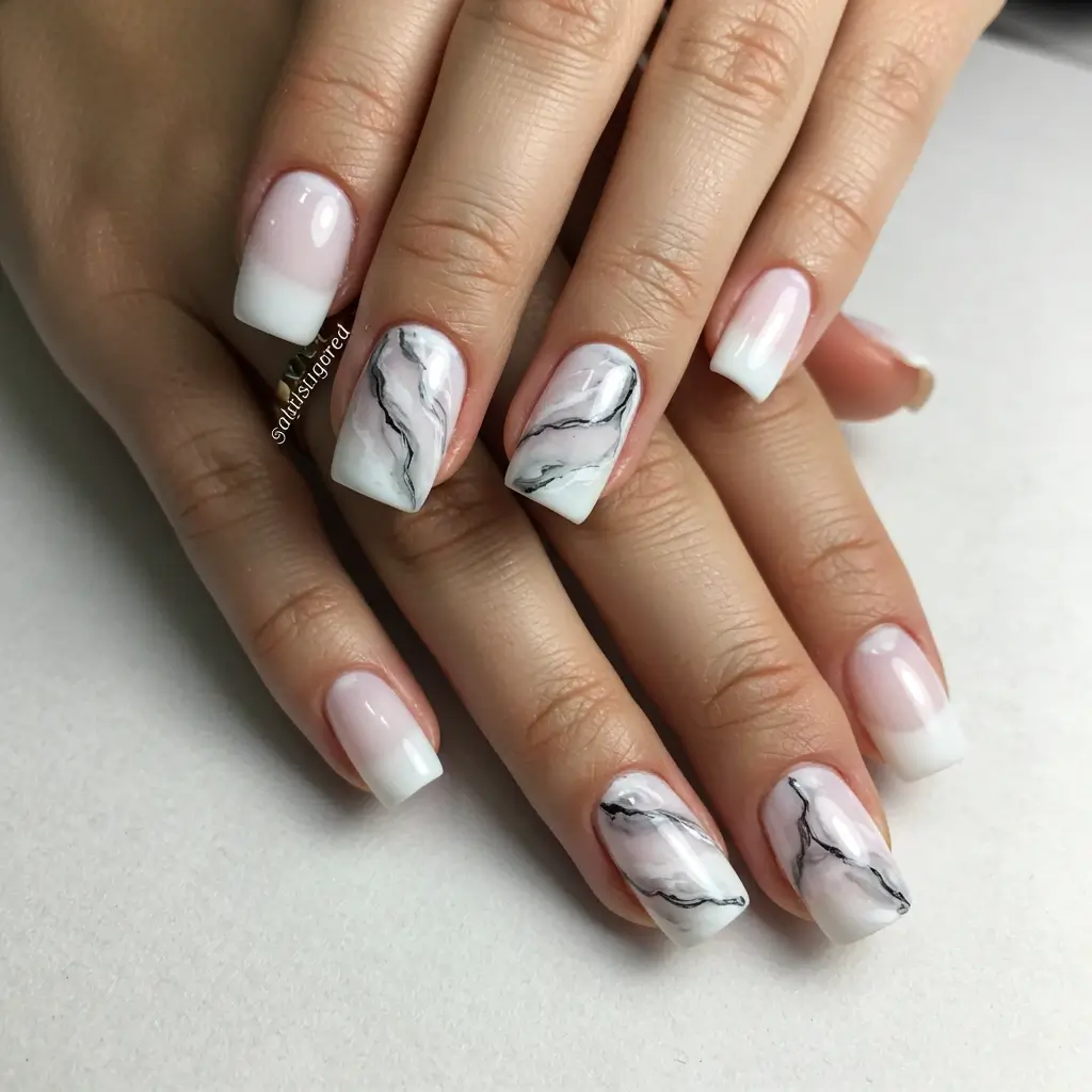 Marble Nails Image