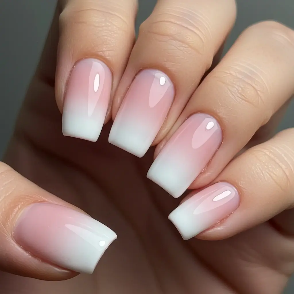 Ombre Russian Manicure Image