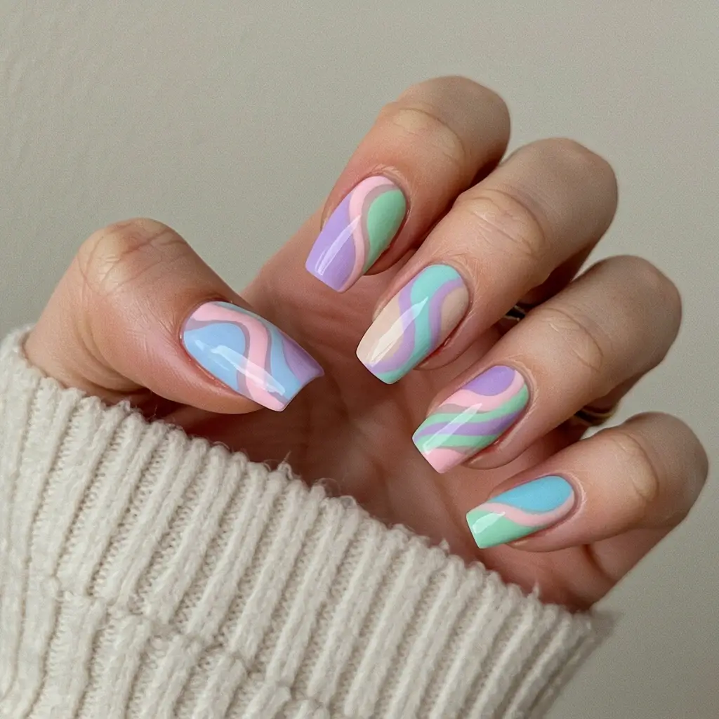  Pastel Swirls Image