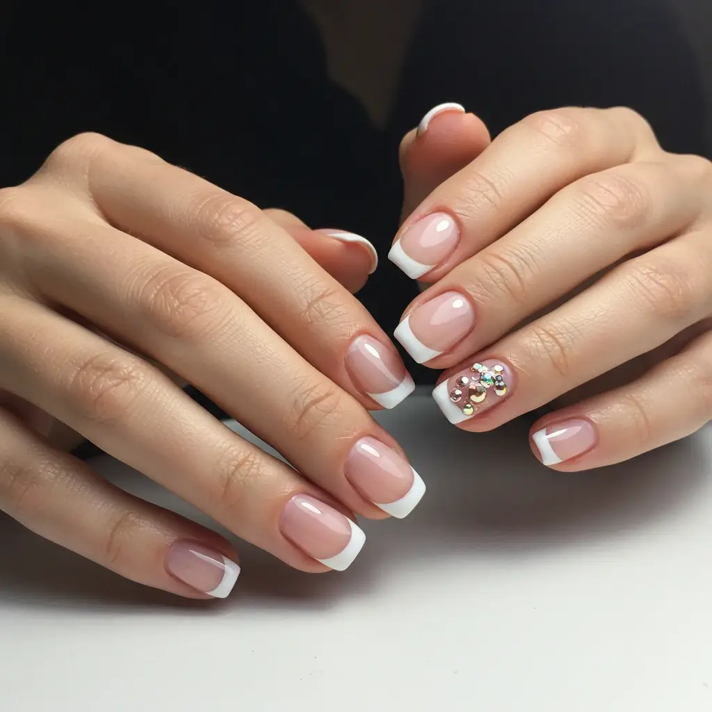 Reverse French Nail Image