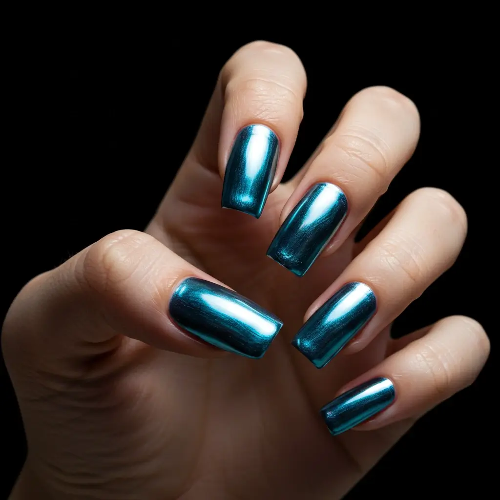 Russian Chrome Nails Image