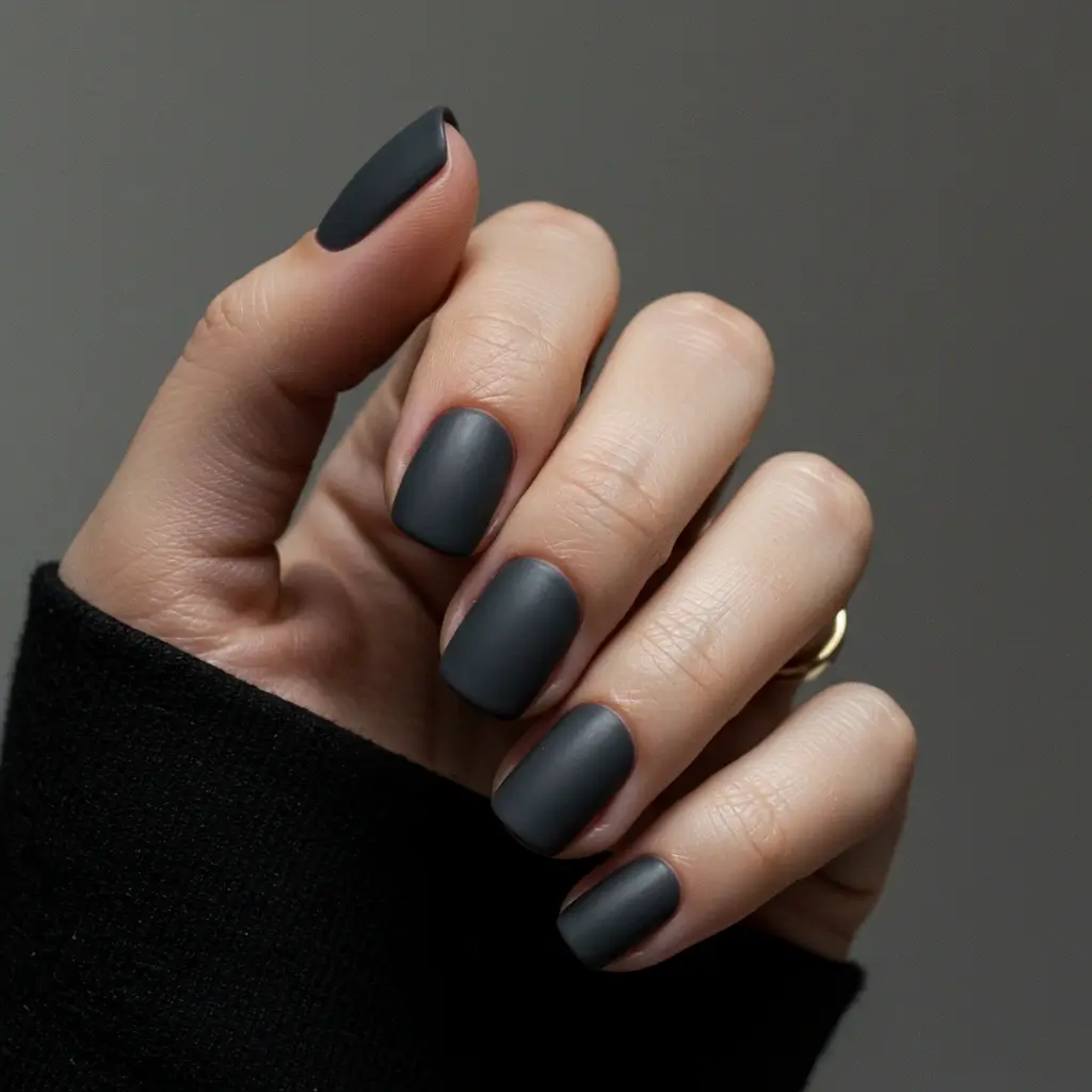 Russian Matte Manicure Image