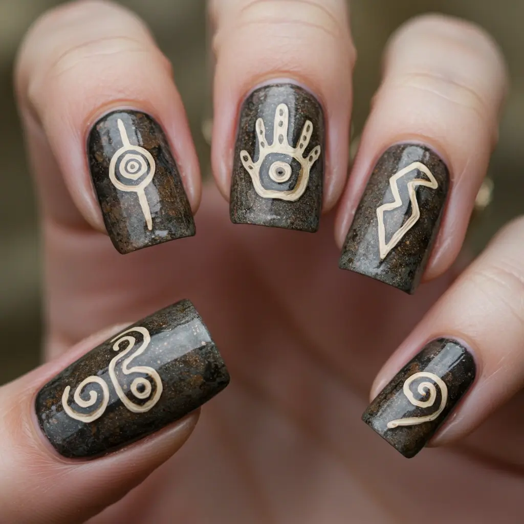 Storytelling Symbol Nails Image