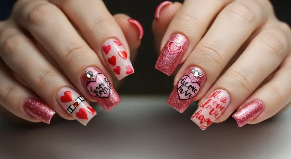 Valentines day Nails Image