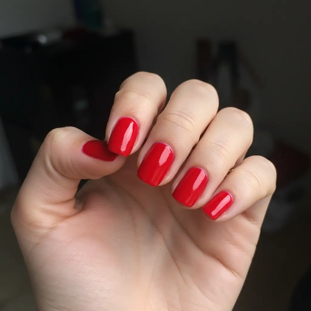 Classic Red Manicure Image