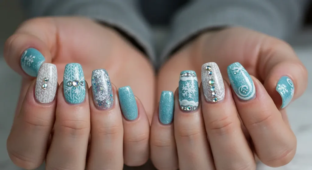 Classy Winter Nail designs