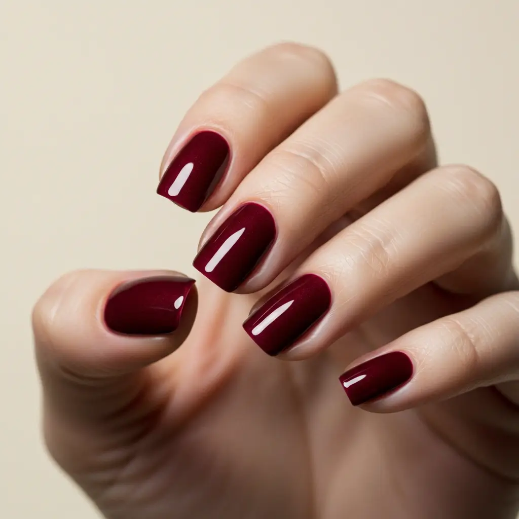 Matte Burgundy Bliss Image