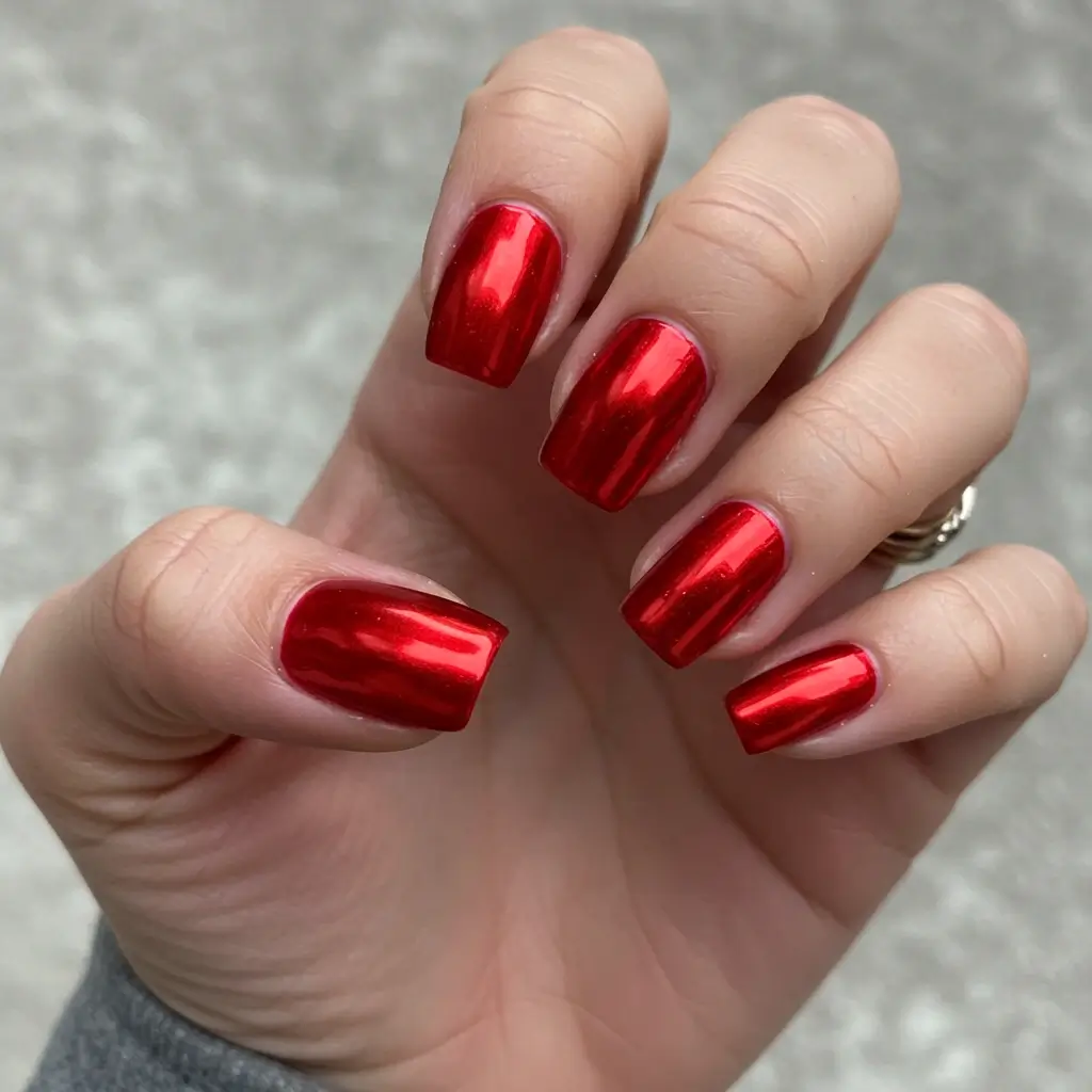 Red Metallic Shine Image