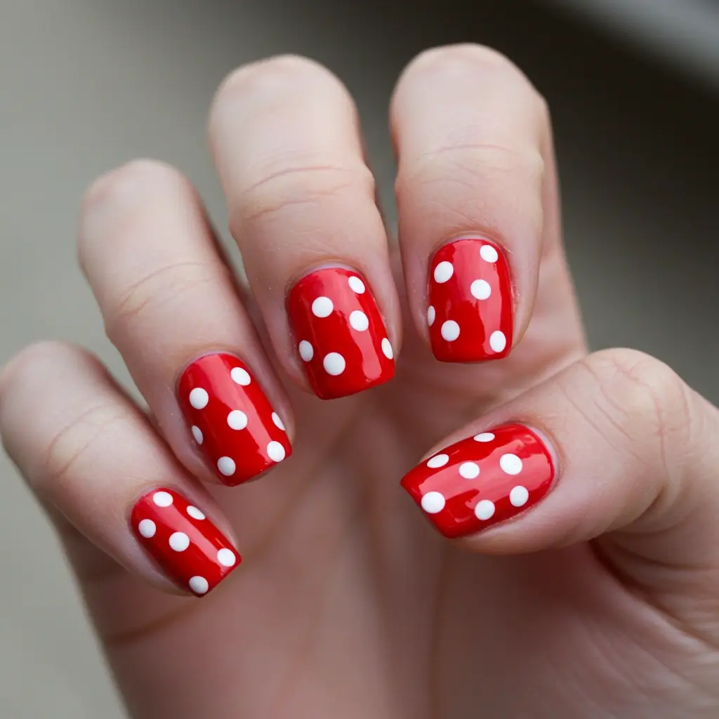 Red Polka Dot Style Image