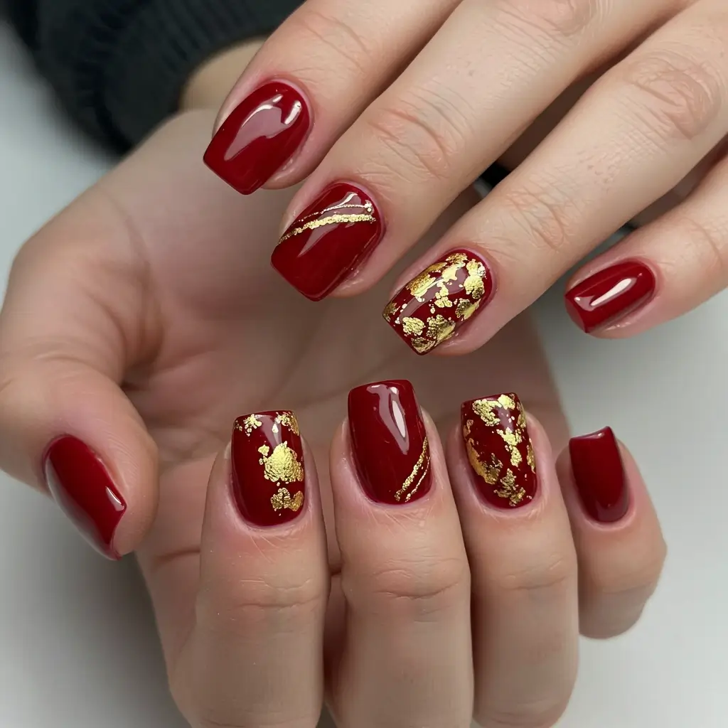 Red and Gold Accents Image