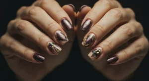 Retro Glamour Nails Image