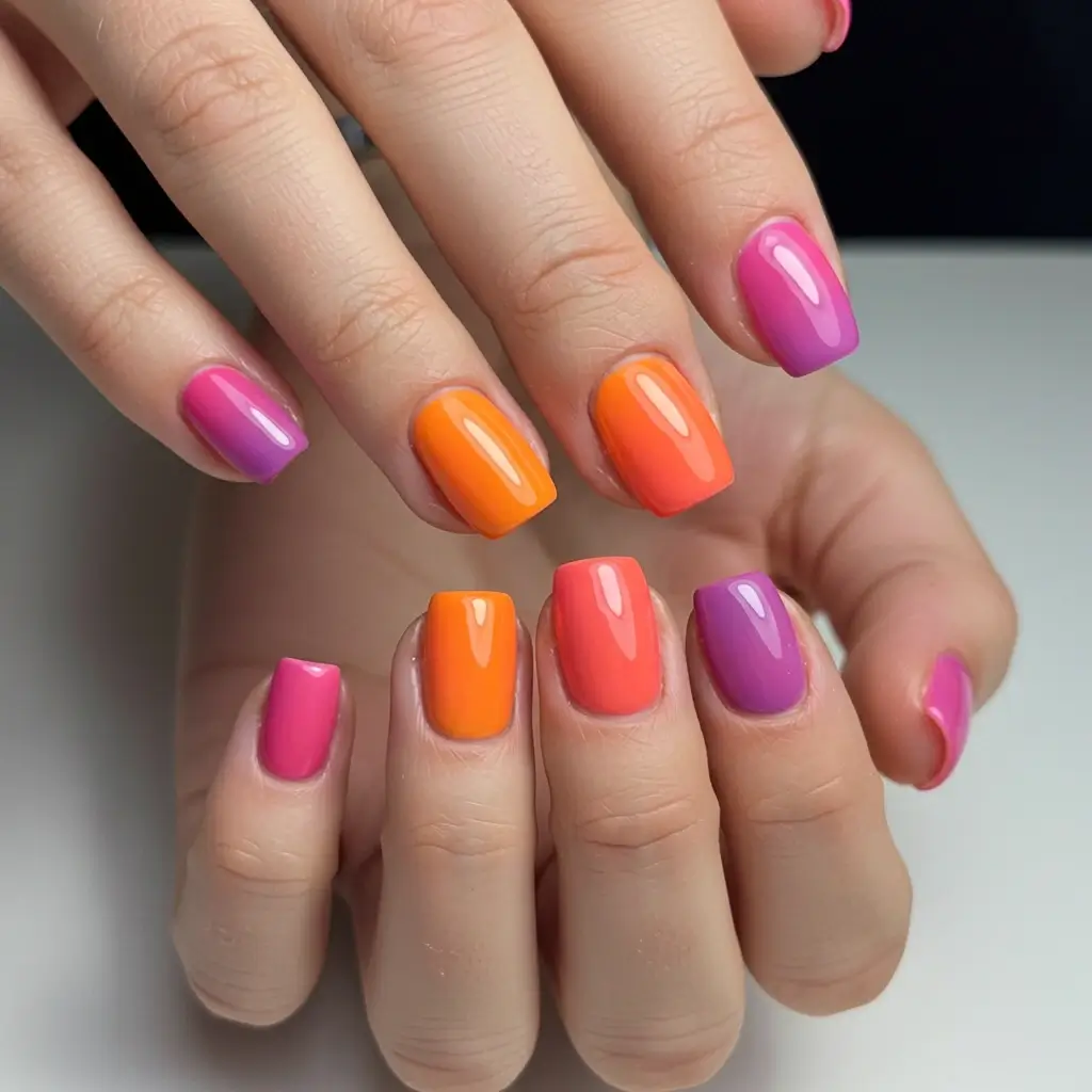 Sunset Nails Image