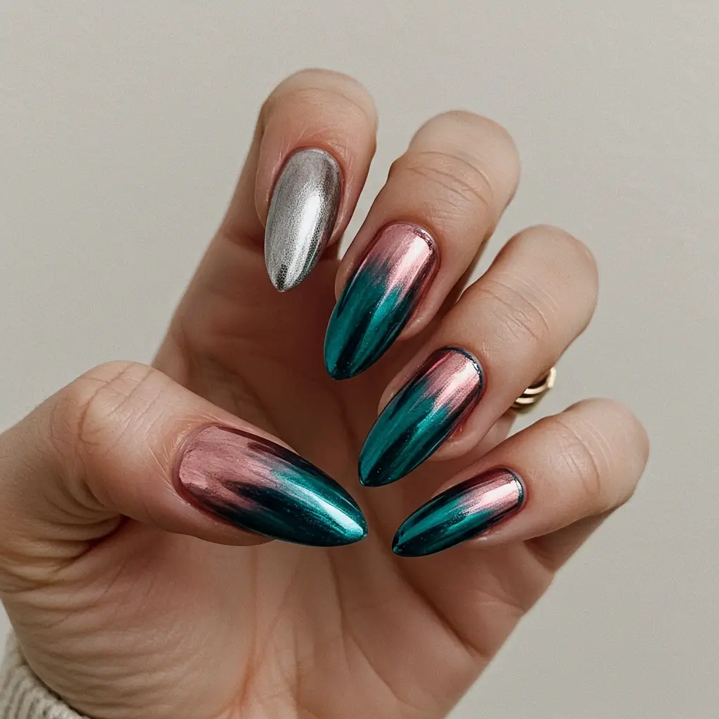 Velvet Chrome Nails Image