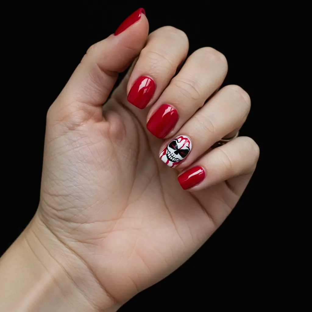 Blood Red Nails Image