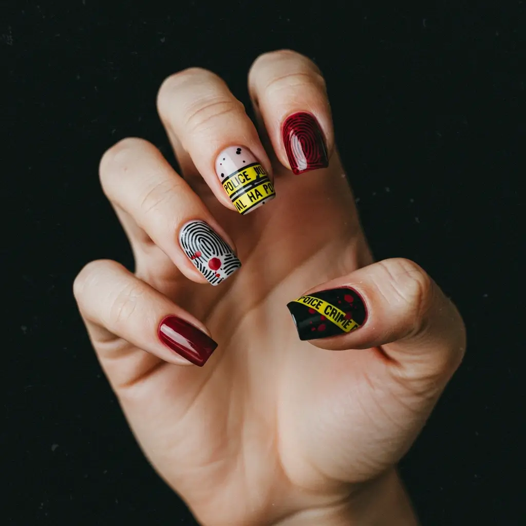 Crime Scene Nails Image