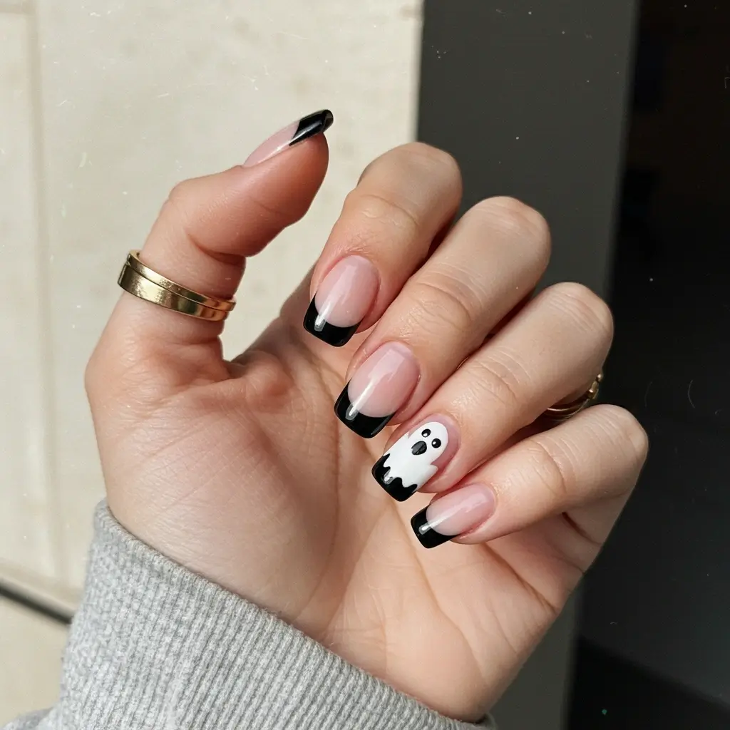 Ghostly French Tips Image