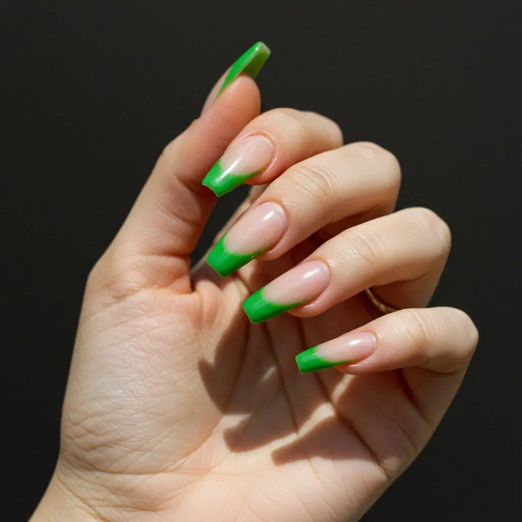Green Nails Image