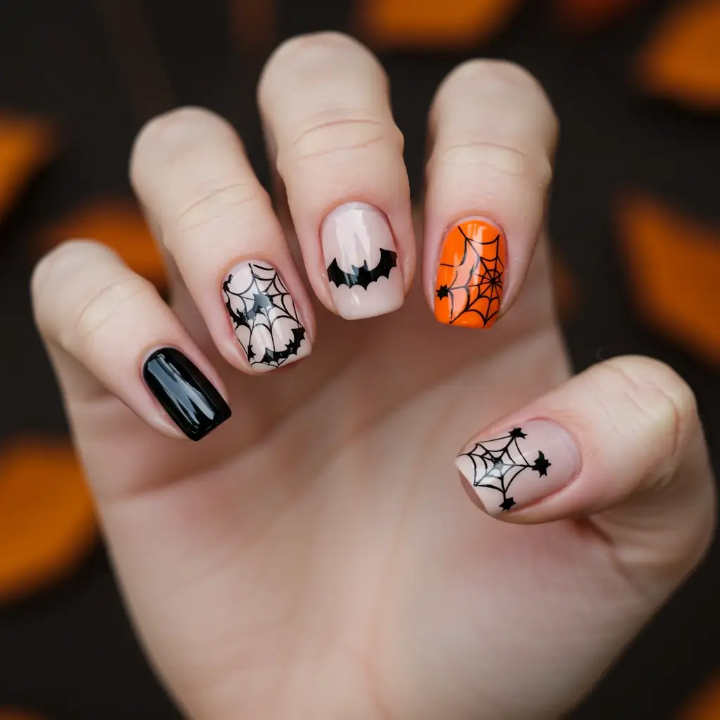 Halloween Motif Nails Image