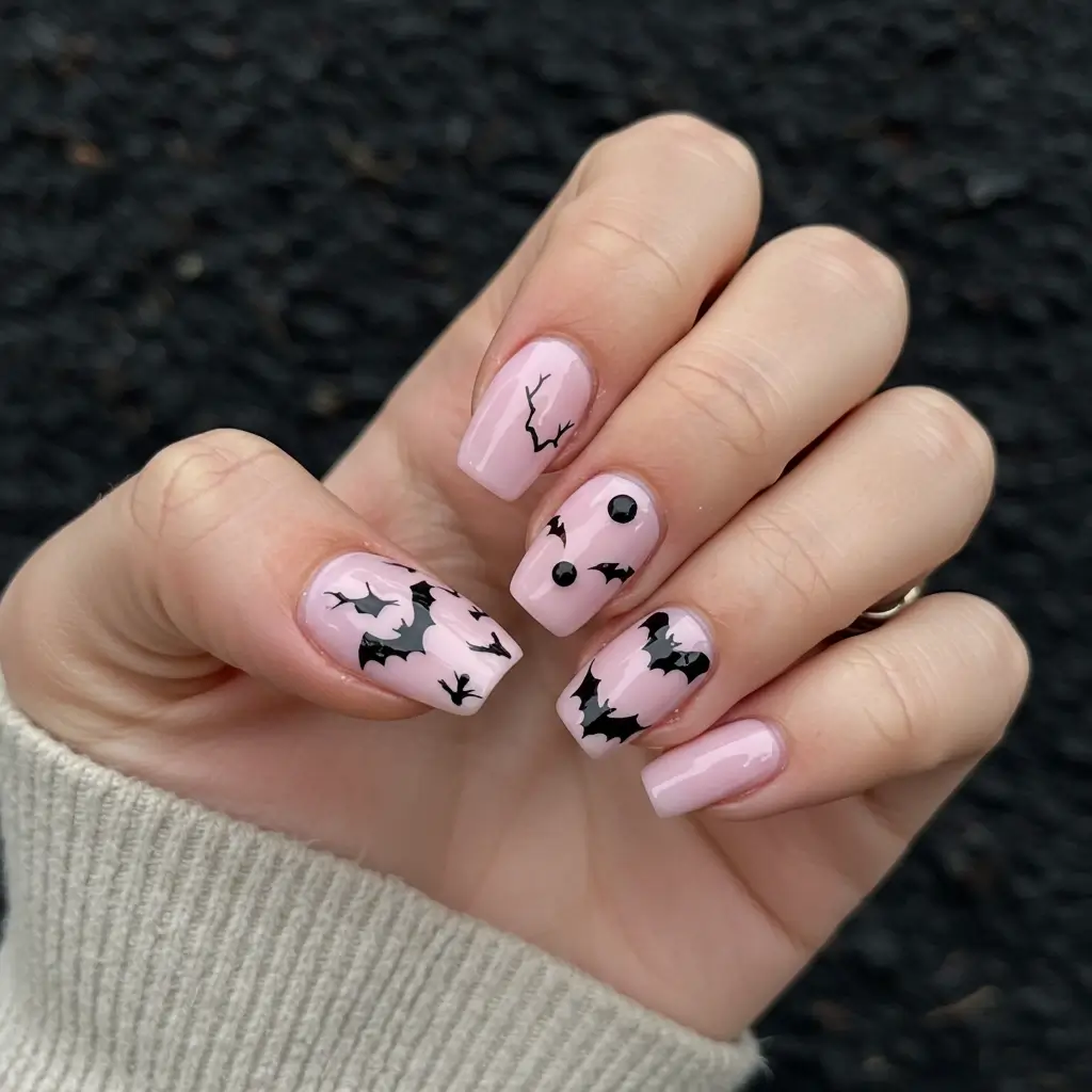 Pastel Halloween Nails Image