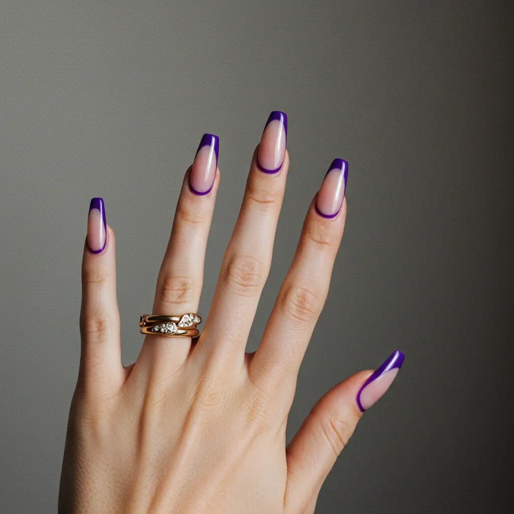 Purple Nails Image