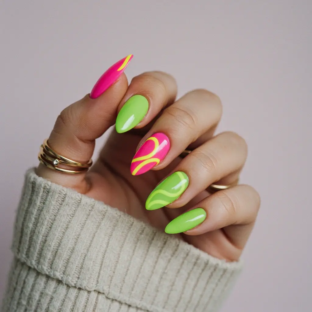 Neon Nail Designs Image