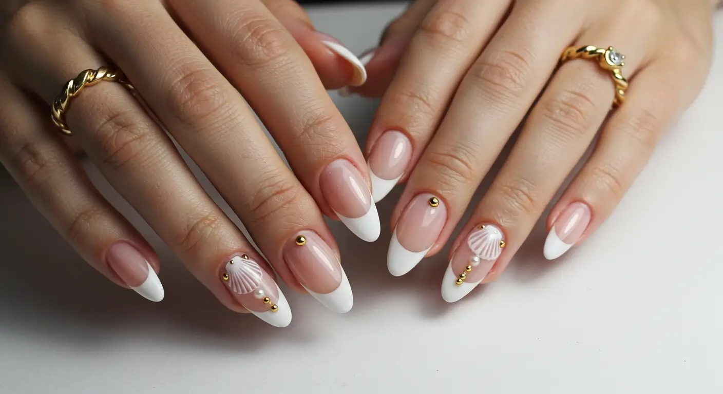 Pearl Nail Art Image