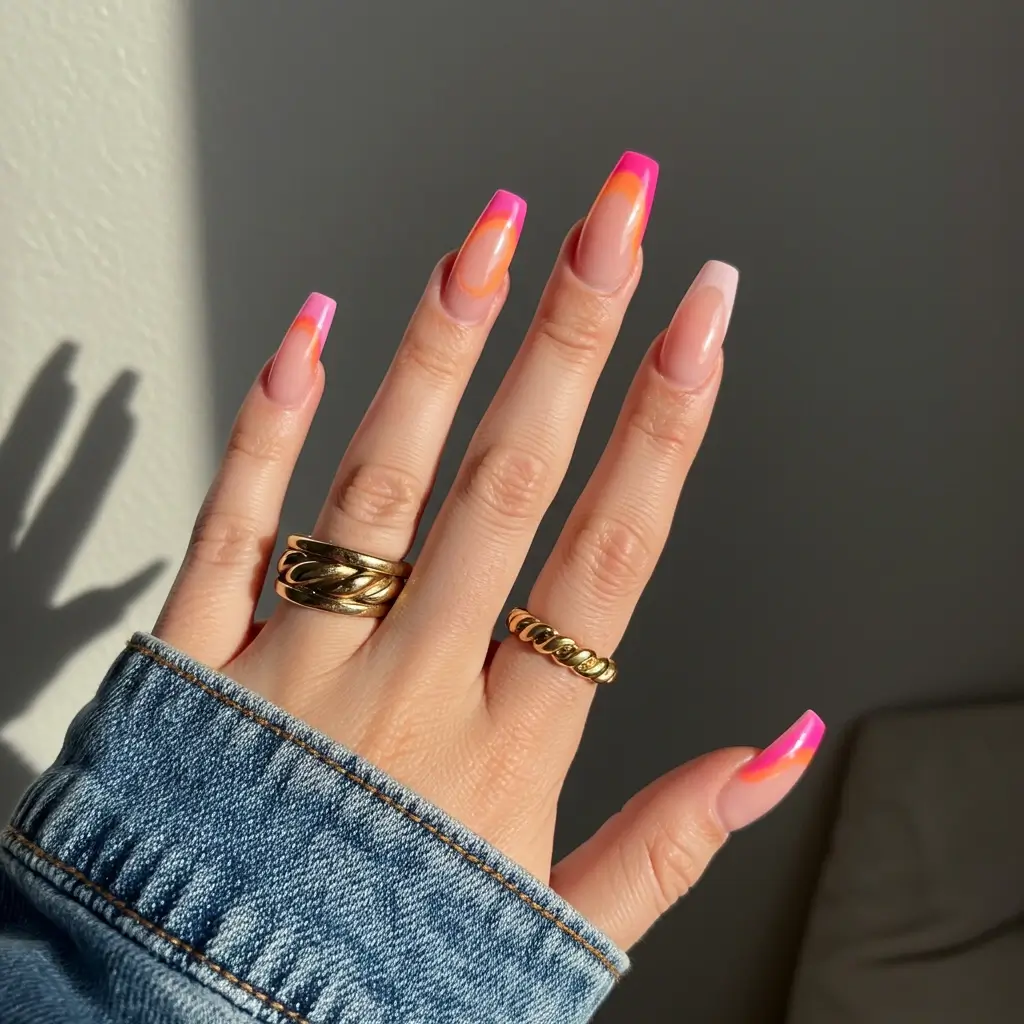Pink French Tips Image
