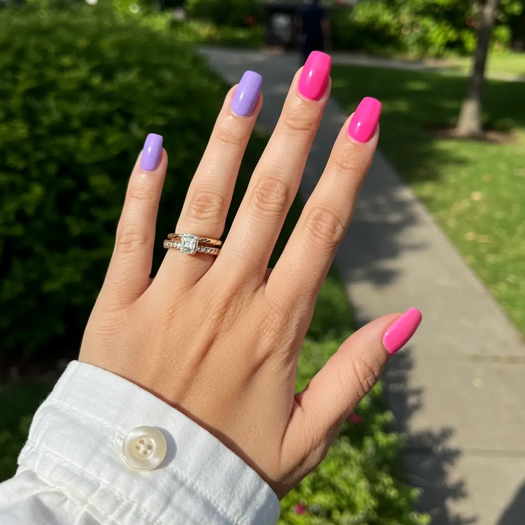 Purple and Pink Image