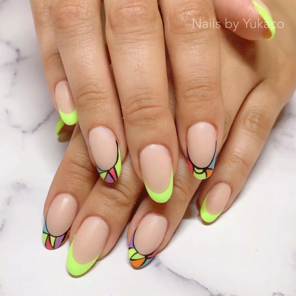 Neon Floating French Image