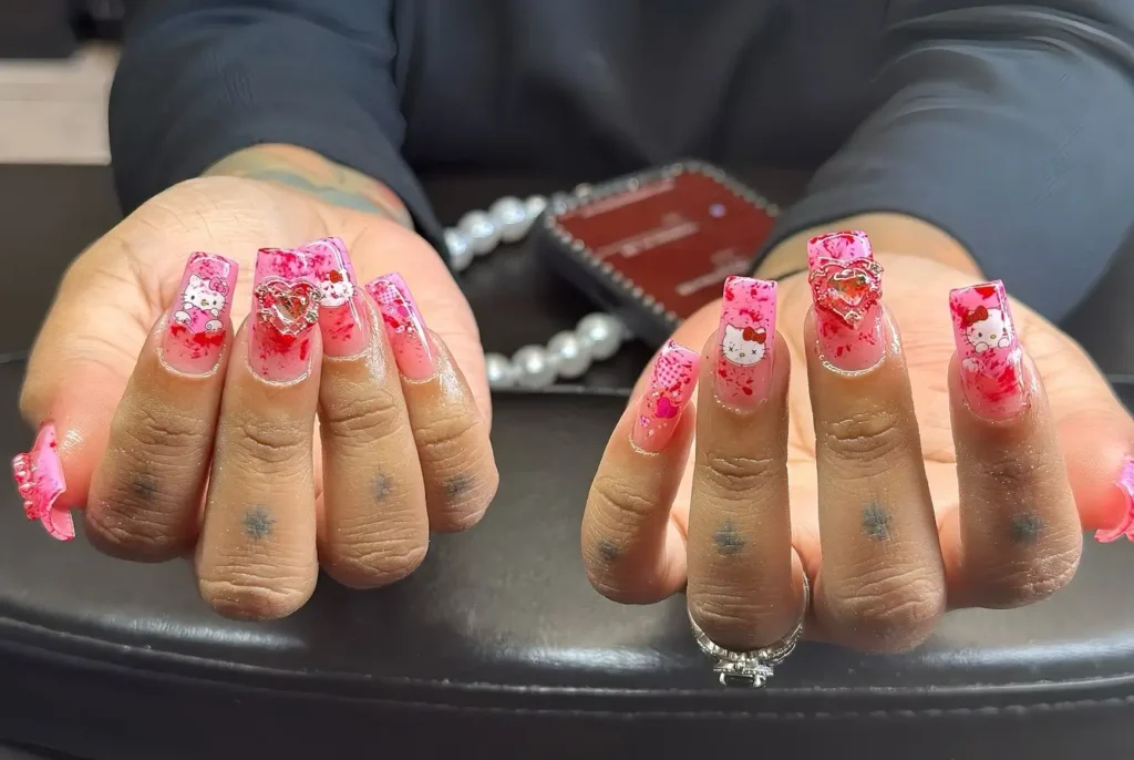 15 funky French manicure ideas 2025 from graffiti to glow-in-the-dark