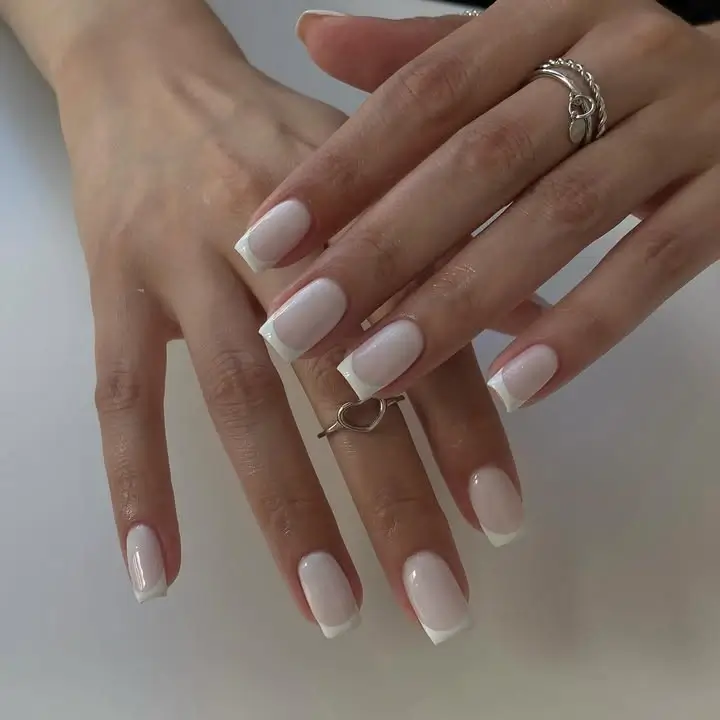 Classic Milky Nails