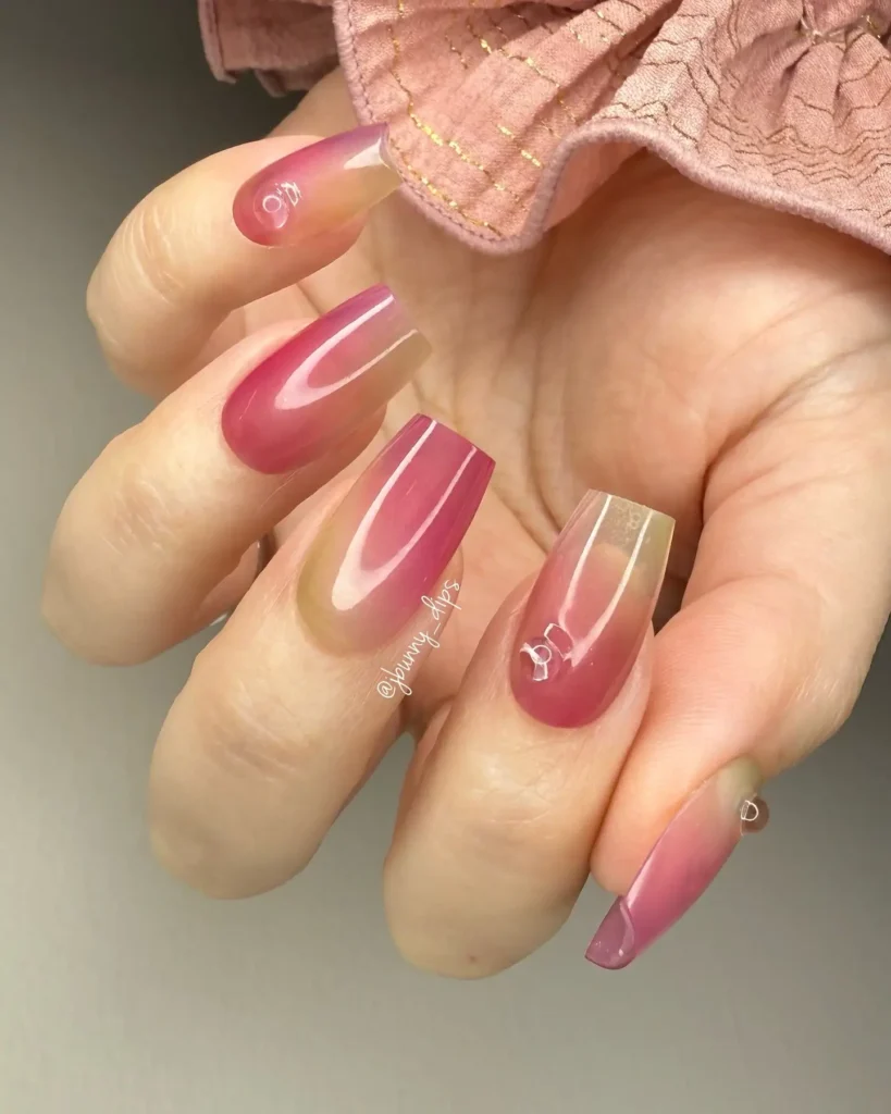 Glitter Grape Jelly Nails