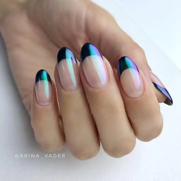 Holographic Milky Nails