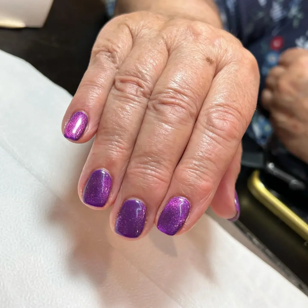 Matte Grape Jelly Nails