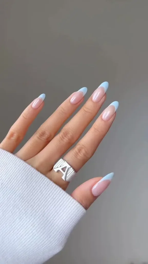 Lila Velvet French Tips